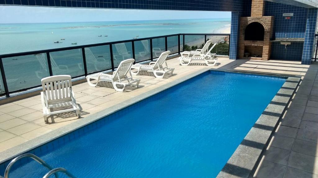Apartamento Luxo 2/4 Beira-Mar Pajucara - Maceio Apartment Bagian luar foto